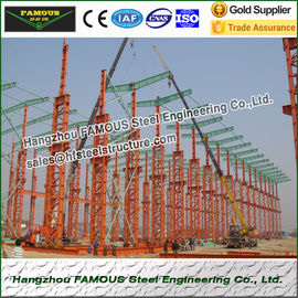 Chine Normes préfabriquées de pignon des bâtiments à charpente d'acier multi ASTM d'envergure fournisseur
