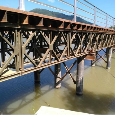 Chine Panneau préfabriqué modulaire galvanisé de Bailey Bridge Temporary Emergency Mabey d'acier fournisseur