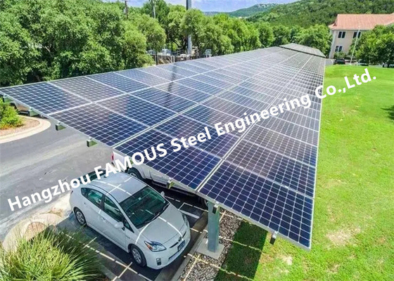 Chine La structure de production d'énergie a anodisé les parkings solaires en aluminium de picovolte de panneau photovoltaïque fournisseur