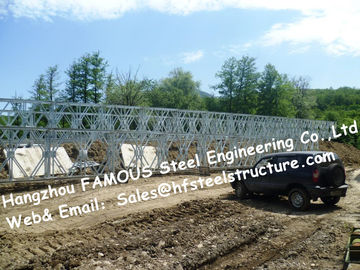 Chine Pont de Bailey structurel en acier préfabriqué d'approvisionnement en acier de constructeur de l'acier renforcé Q345 fournisseur