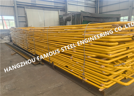 Chine La construction de clôtures de poignées en acier peint Q235b fournisseur