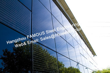 Chine Mur rideau en verre intégré de modules solaires photovoltaïques de Fatades avec le composant de monocristal fournisseur