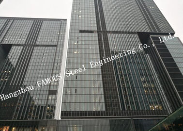 Chine Rideau en verre en façade de couche vitré par double murant le bâtiment en acier d'étage multi pour le mail d'affaires fournisseur