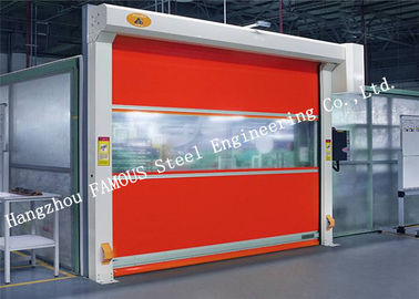 Chine Portes électriques automatiques de volet de rouleau d'alliage d'aluminium de tissu de PVC de grande vitesse fournisseur