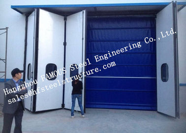 Chine Portes industrielles esthétiques de garage d'alliage d'aluminium se pliant pour l'entrepôt, installation simple fournisseur