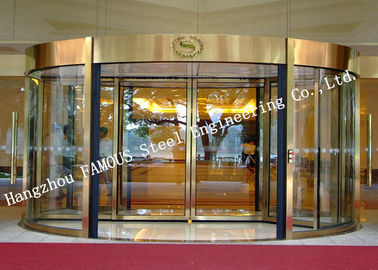 Chine Portes en verre électriques modernes de façade de Revoling pour l'hôtel ou le lobby de centre commercial fournisseur