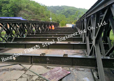 Chine Pont de Bailey structurel en acier préfabriqué de constructeur en acier de l'acier renforcé Q345 fournisseur