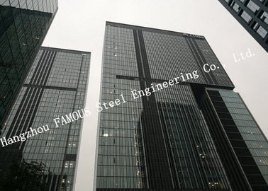 Chine Isolation thermique en verre en aluminium encadrée cachée de mur rideau pour le mail commercial de bureau fournisseur