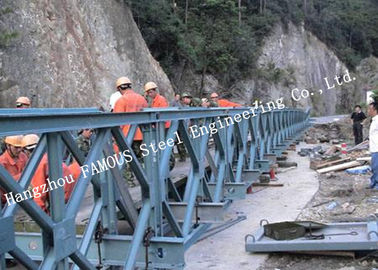 Chine Pont en acier de 200 doubles lignes de pont de Bailey en acier de traitement de surface galvanisé permanent fournisseur