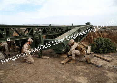 Chine Application provisoire de militaires de pont de Bailey de structure métallique d'installation facile fournisseur
