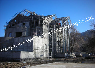 Chine Construction de bâtiments pré machinée légère de Chambre de villa de structure métallique avec des systèmes de revêtement fournisseur