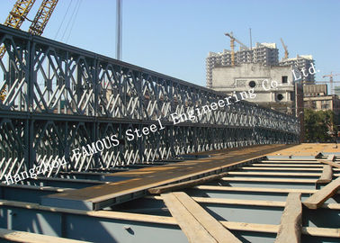 Chine Le style moderne a préfabriqué la préparation de surface galvanisée en acier modulaire de pont de Bailey fournisseur