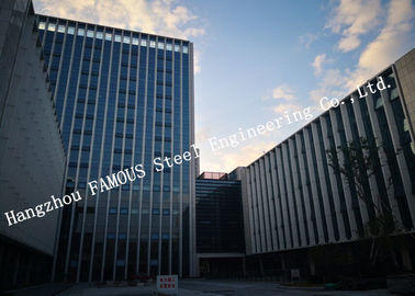 Chine Mur rideau en verre encadrant le bâtiment en acier à plusiers étages pour le centre commercial du bureau de CBD fournisseur
