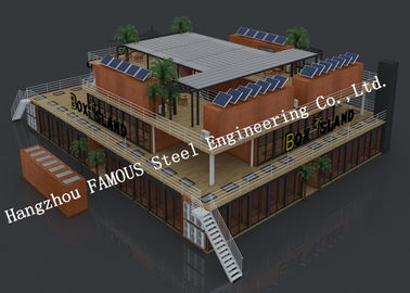 Chine Chambre préfabriquée modulaire adaptée aux besoins du client de conteneur pour le centre commercial ou le café fournisseur