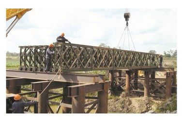 Chine Morden a galvanisé/pont de Bailey de soudure d'acier de construction avec l'appui de métaux lourds fournisseur