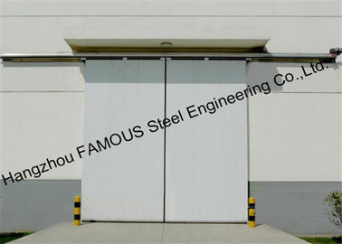 Chine Poudre coulissante industrielle en verre adaptée aux besoins du client de portes de garage d'alliage d'aluminium enduite fournisseur