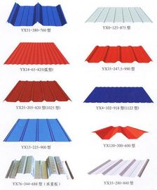 Chine La toiture enduite en métal de couleur couvre Customzied pour la structure métallique fournisseur