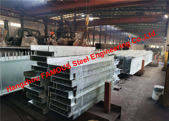 Chine La norme américaine des USA a préfabriqué des fabrications galvanisées d'acier de construction de poutre en double T fournisseur