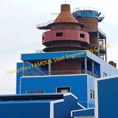 Chine Saupoudrez les cadres de construction de colonne de boîte d'acier multi d'étage d'usine avec les panneaux isolés fournisseur