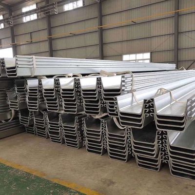 Chine Type pile de feuille de SY295/SY390 6m de la pile U de tôle d'acier 9m 12m adapté aux besoins du client longueur fournisseur