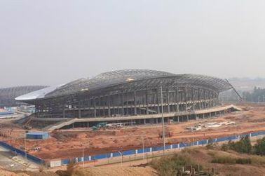 Chine Structure métallique d'OEM, bâtiments préfabriqués de botte en métal de tuyau et stades de sports fournisseur