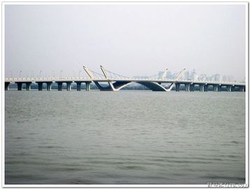 Chine L'immersion chaude faite sur commande Galvanized Pré-a machiné le pont de Bailey préfabriqué d'acier de construction fournisseur
