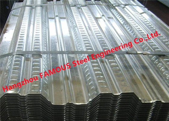 Chine La plate-forme de plancher composée de rapport de haute résistance a galvanisé le métal pour le bâtiment de structure métallique fournisseur