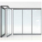 Installation facile en verre de cloison de séparation de rectangle avec le haut transparent fournisseur