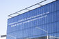 conception et installation cachées en verre transformées en unités double par peau Pré-vitrées de vue de mur rideau de façade fournisseur