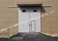 Portes industrielles coulissantes horizontales sectionnelles de garage avec la porte piétonnière d'Access pour l'atelier fournisseur