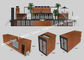 Chambre préfabriquée modulaire adaptée aux besoins du client de conteneur pour le centre commercial ou le café fournisseur