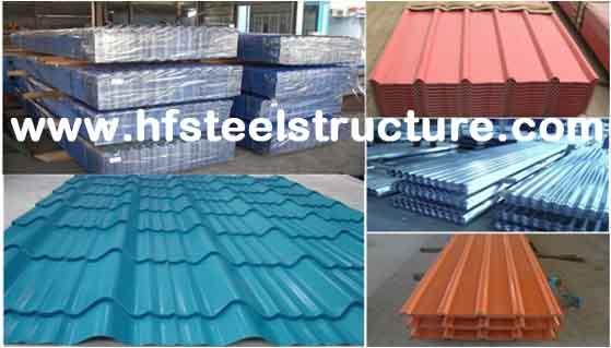 Feuilles industrielles légères de toiture en métal pour le matériau de construction 8