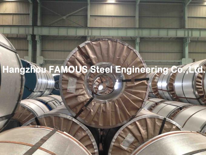 Bobine en acier galvanisée ridée par ASTM de tôle d'acier pour l'entrepôt 7