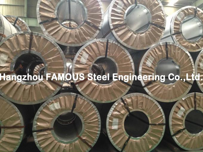 Catégorie en acier galvanisée plongée chaude de la bobine ASTM une usine de bobine de GI 4