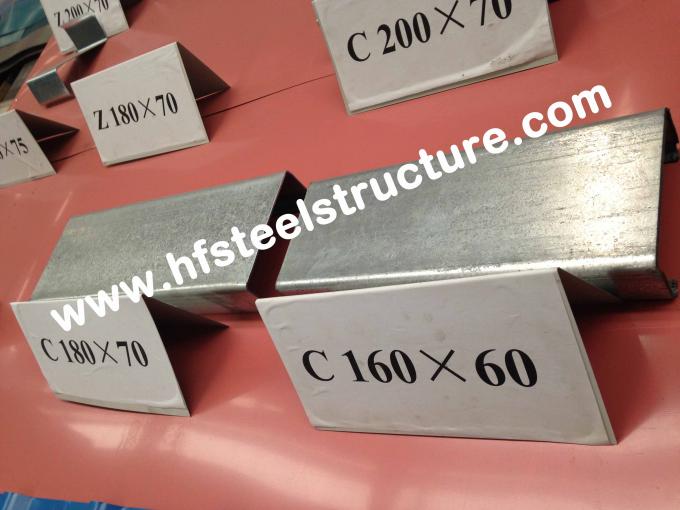 Purlins en acier galvanisés C de matériau de construction d'acier de construction et acier de Purlin de Z 3