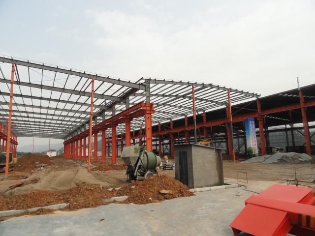 Bâtiments à charpente d'acier/bâtiments en acier industriels pour l'entrepôt et la salle d'exposition en acier 1