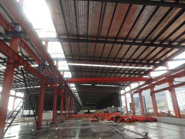 Bâtiment industriel en acier de construction préfabriqué et Pré-machiné d'entrepôt 1