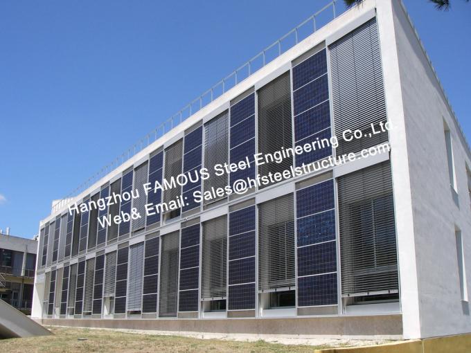 Mur rideau en verre intégré de modules solaires photovoltaïques de Fatades avec le composant de monocristal 1
