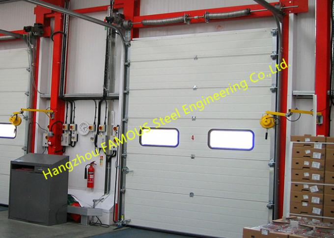 Portes industrielles motorisées de garage avec l'utilisation rapide à télécommande de secours du feu de portes de réponse 0
