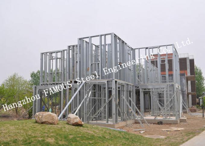 Villa de construction Pré-machinée par acier léger extérieur galvanisée pour la résidence 0