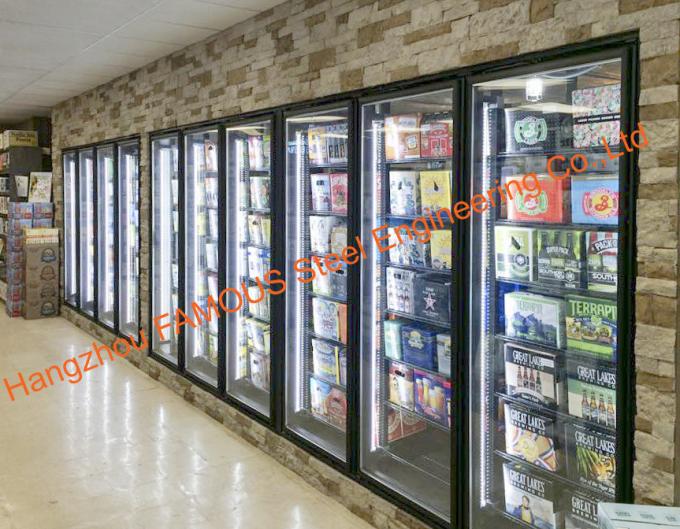Le supermarché Multideck a chauffé la porte en verre pour des pièces de chambre froide/réfrigérateur/congélateur 5