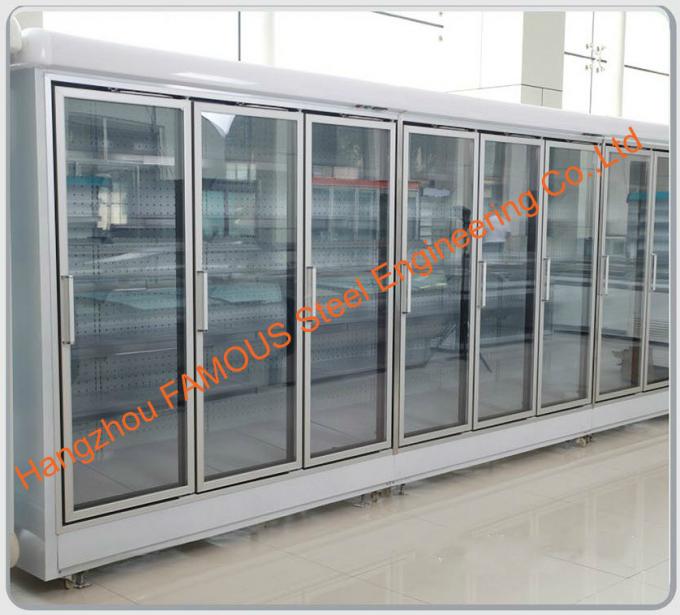 Porte en verre en verre de congélateur d'affichage de porte de réfrigération de réfrigérateur commercial d'affichage 0