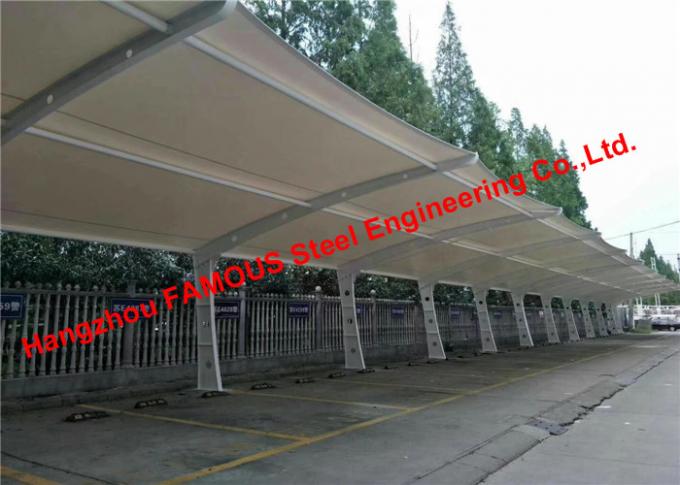 Parking structurel adapté aux besoins du client de stationnement de voiture de membrane légère 0