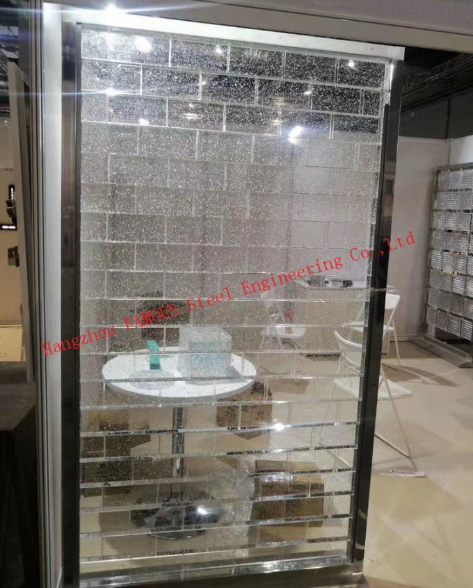 brique en cristal décorative de bâtiment clair solide de bloc en verre de 200x100x50mm 3