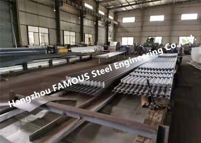 180 tonnes ont galvanisé des membres de structure métallique de tôle d'acier de couleur et de Q345b 0