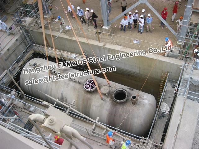 Équipement vertical industriel en acier de cuve de stockage de récipient à pression de Galanized 0