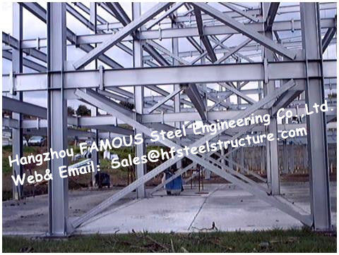 Bâtiments en acier commerciaux professionnels, immeuble de bureaux de structure métallique 0