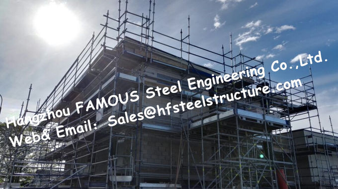 Q235 / Bâtiments Q345 préfabriqués en acier/norme multi des structures métalliques NZ d'étage 0