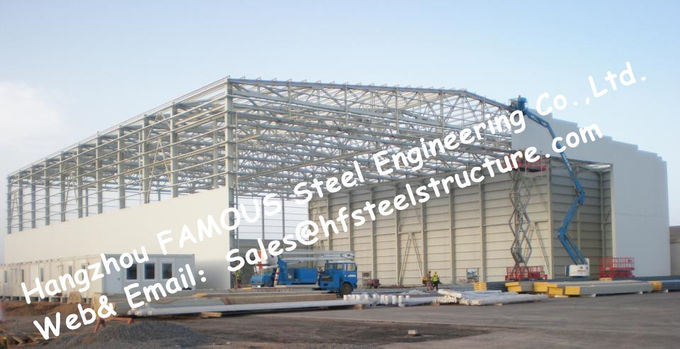Projet clés en main de bâtiments en acier industriels préfabriqués de PSB pour l'entrepôt ou le centre commercial commercial 0