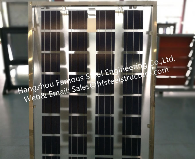 Mur rideau en verre (photovoltaïque) Bâtiment-intégré solaire de façades de picovolte avec le revêtement solaire de modules 1